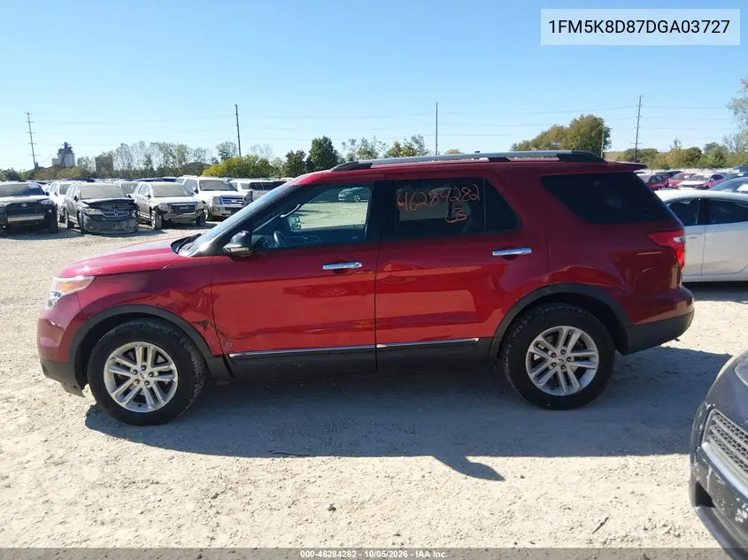 2013 FORD EXPLORER VIN 1FM5K8D87DGA03727 — фото 14
