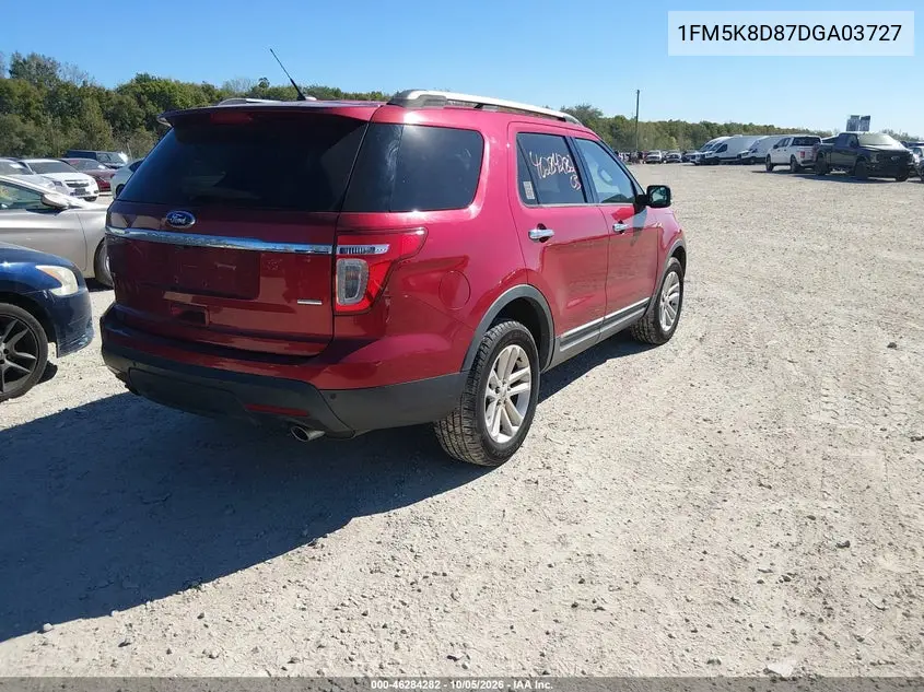 2013 FORD EXPLORER VIN 1FM5K8D87DGA03727 — фото 4