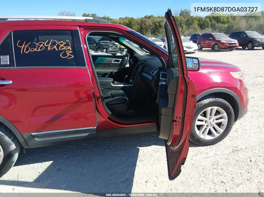 2013 FORD EXPLORER VIN 1FM5K8D87DGA03727 — фото 5