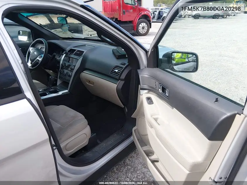 2013 FORD EXPLORER VIN 1FM5K7B80DGA20298 — фото 5