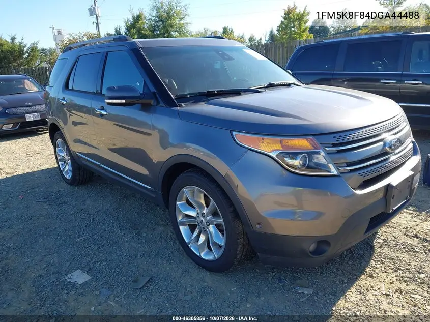 FORD EXPLORER 2013, VIN 1FM5K8F84DGA44488