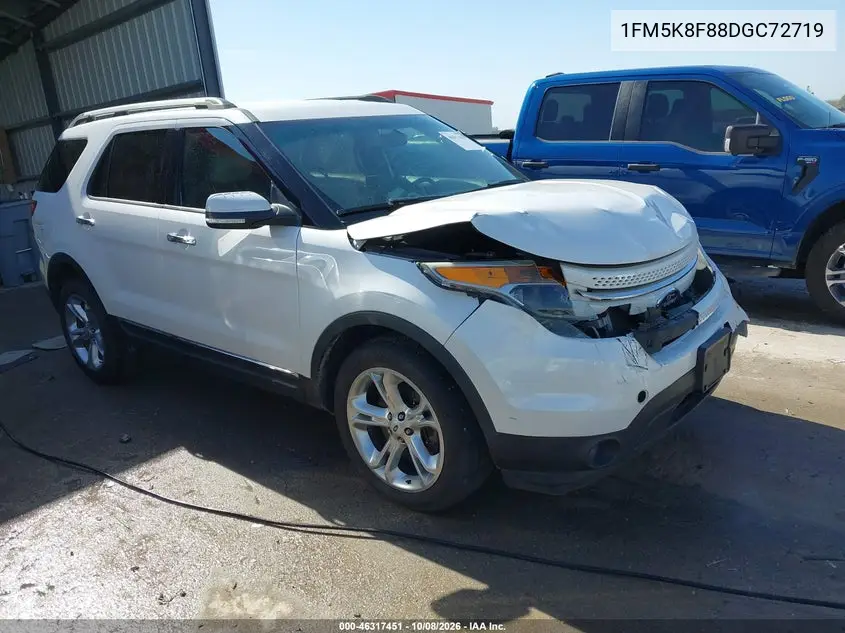 FORD EXPLORER 2013, VIN 1FM5K8F88DGC72719