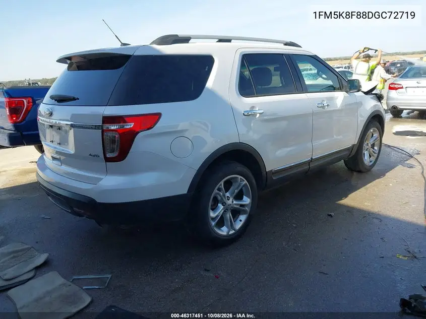 2013 FORD EXPLORER VIN 1FM5K8F88DGC72719 — фото 4