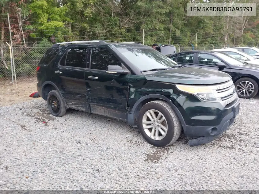 FORD EXPLORER 2013, VIN 1FM5K8D83DGA95791