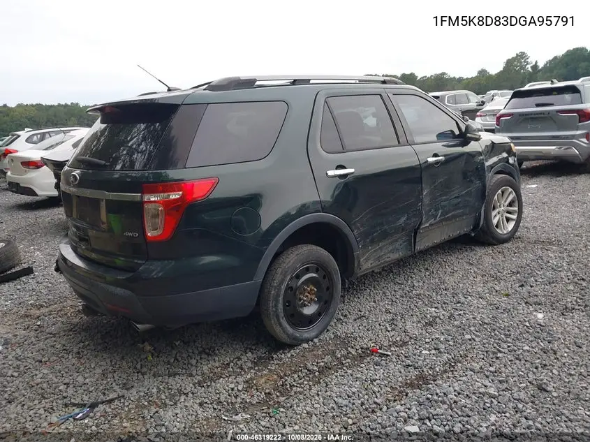 2013 FORD EXPLORER VIN 1FM5K8D83DGA95791 — фото 4