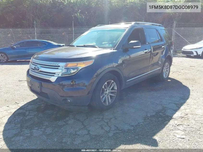 2013 FORD EXPLORER VIN 1FM5K8D87DGC08979 — фото 2