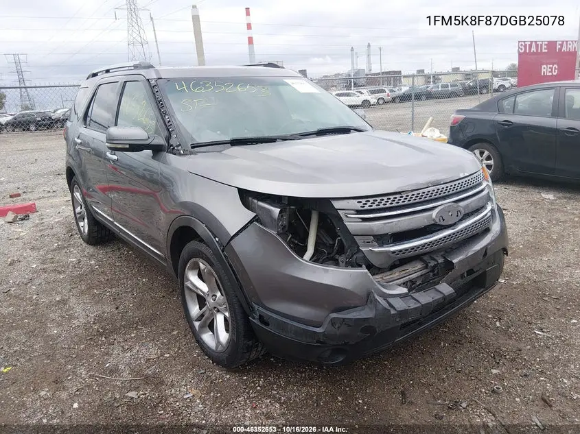 FORD EXPLORER 2013, VIN 1FM5K8F87DGB25078