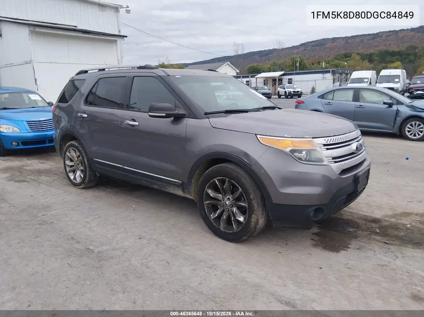 FORD EXPLORER 2013, VIN 1FM5K8D80DGC84849