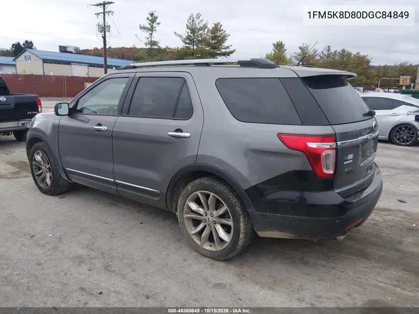2013 FORD EXPLORER VIN 1FM5K8D80DGC84849 — фото 3