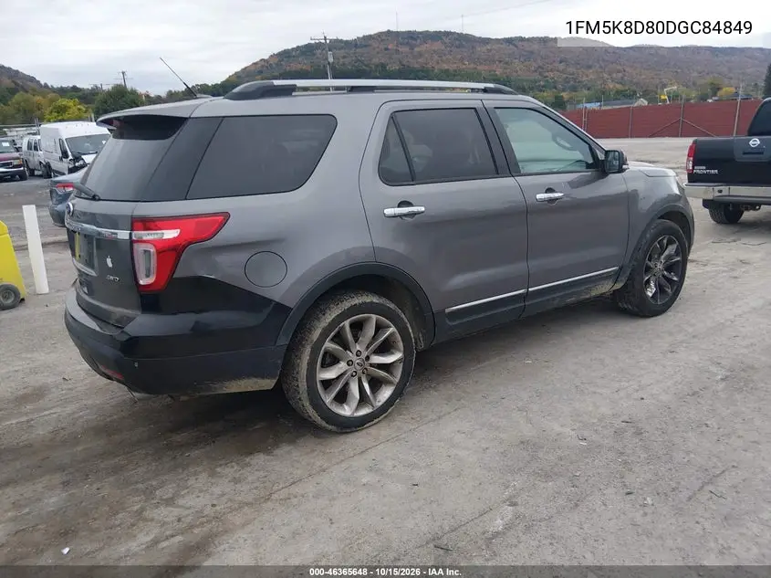 2013 FORD EXPLORER VIN 1FM5K8D80DGC84849 — фото 4