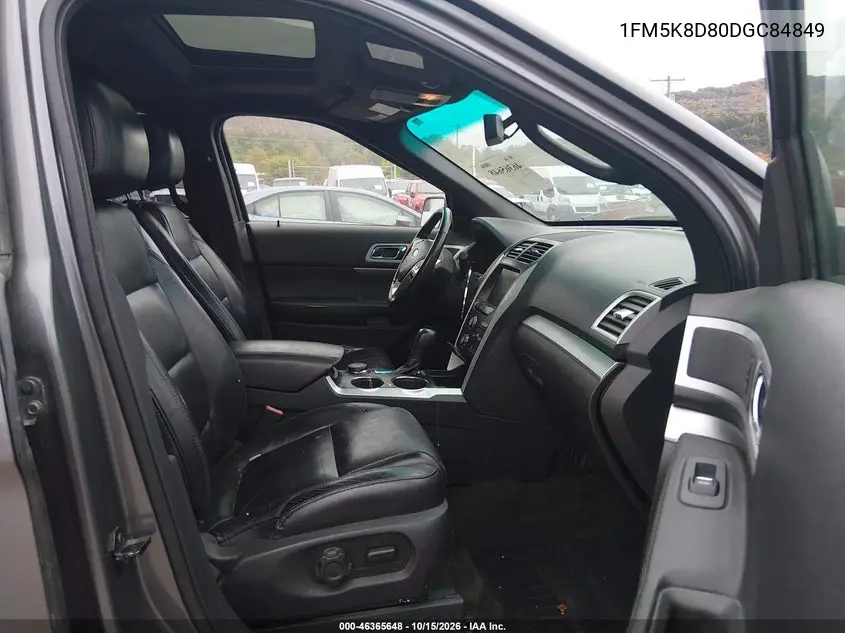 2013 FORD EXPLORER VIN 1FM5K8D80DGC84849 — фото 5