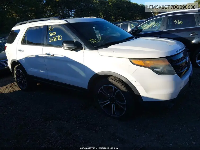 FORD EXPLORER 2013, VIN 1FM5K8GT7DGB96638