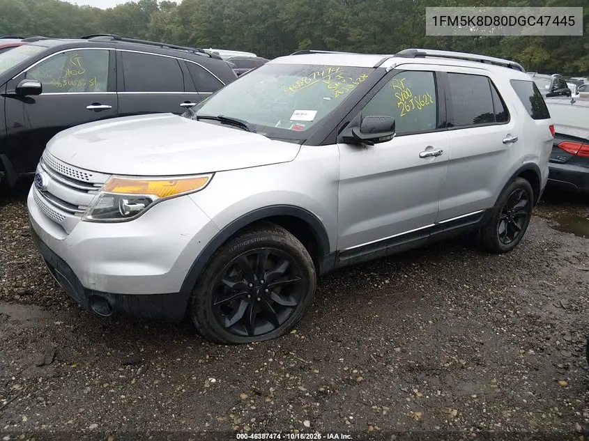 2013 FORD EXPLORER VIN 1FM5K8D80DGC47445 — фото 2