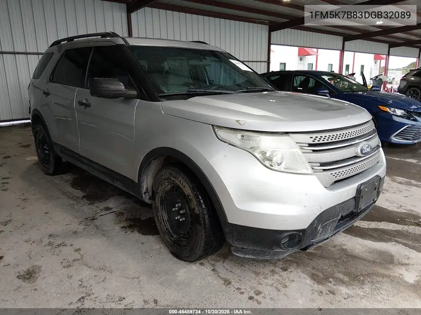 FORD EXPLORER 2013, VIN 1FM5K7B83DGB32089