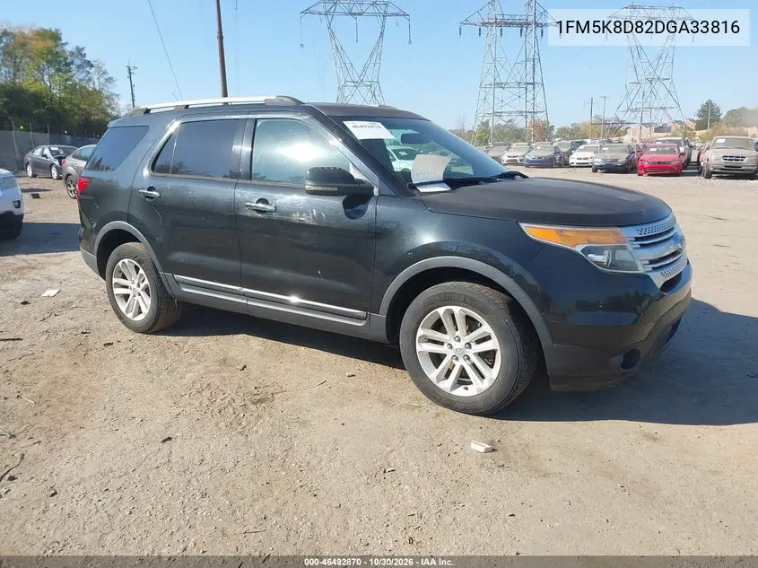 FORD EXPLORER 2013, VIN 1FM5K8D82DGA33816