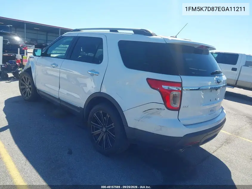 2014 FORD EXPLORER VIN 1FM5K7D87EGA11211 — фото 3
