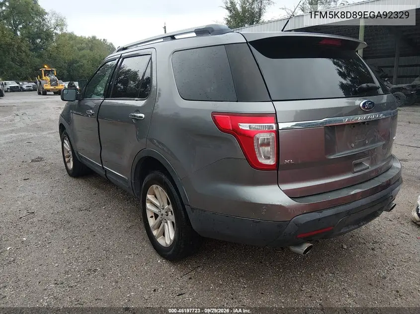 2014 FORD EXPLORER VIN 1FM5K8D89EGA92329 — фото 3