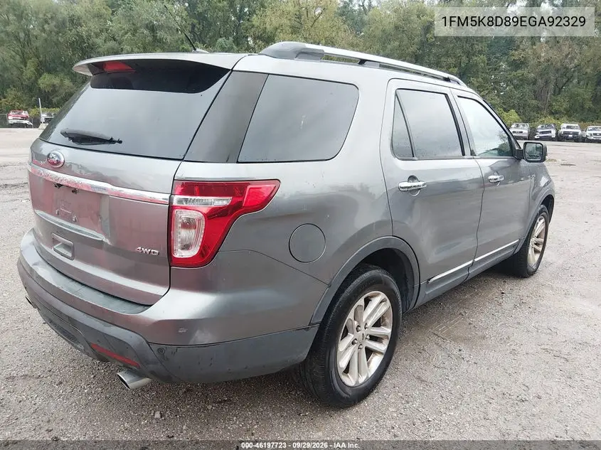 2014 FORD EXPLORER VIN 1FM5K8D89EGA92329 — фото 4