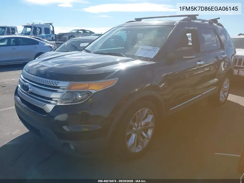2014 FORD EXPLORER VIN 1FM5K7D86EGA06145 — фото 2