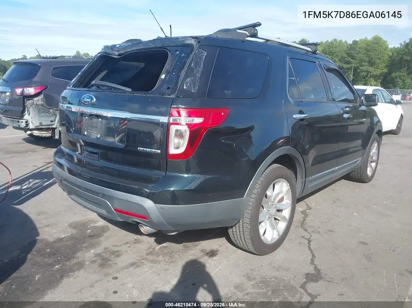 2014 FORD EXPLORER VIN 1FM5K7D86EGA06145 — фото 4