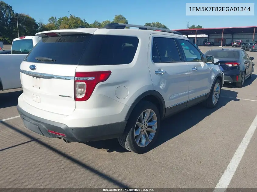 2014 FORD EXPLORER VIN 1FM5K7F82EGA01344 — фото 4