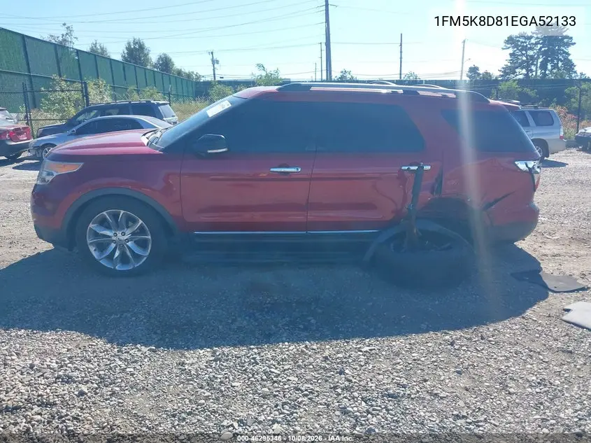 2014 FORD EXPLORER VIN 1FM5K8D81EGA52133 — фото 14