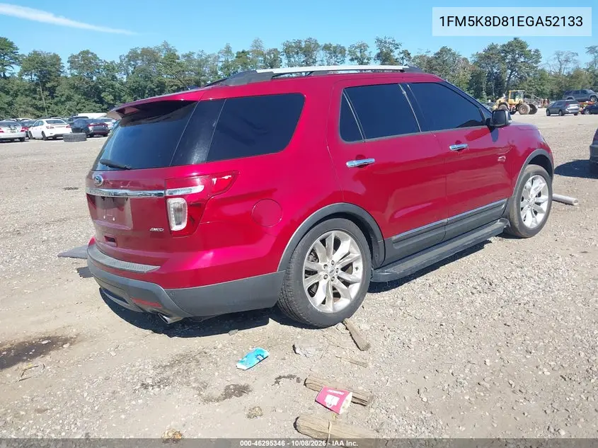2014 FORD EXPLORER VIN 1FM5K8D81EGA52133 — фото 4