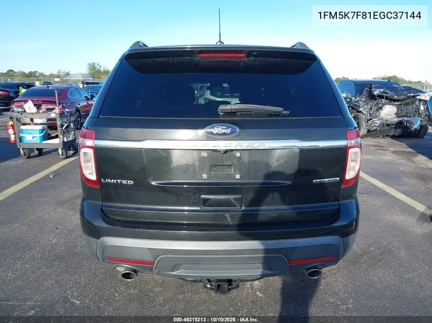 2014 FORD EXPLORER VIN 1FM5K7F81EGC37144 — фото 16