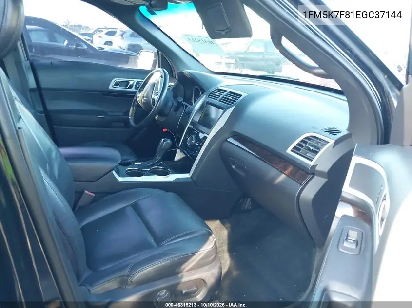 2014 FORD EXPLORER VIN 1FM5K7F81EGC37144 — фото 5