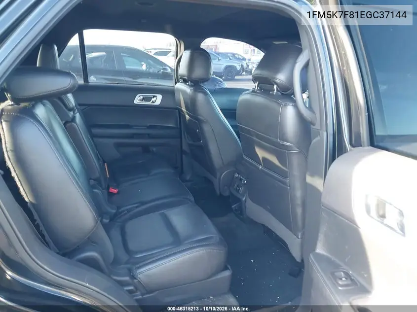 2014 FORD EXPLORER VIN 1FM5K7F81EGC37144 — фото 8