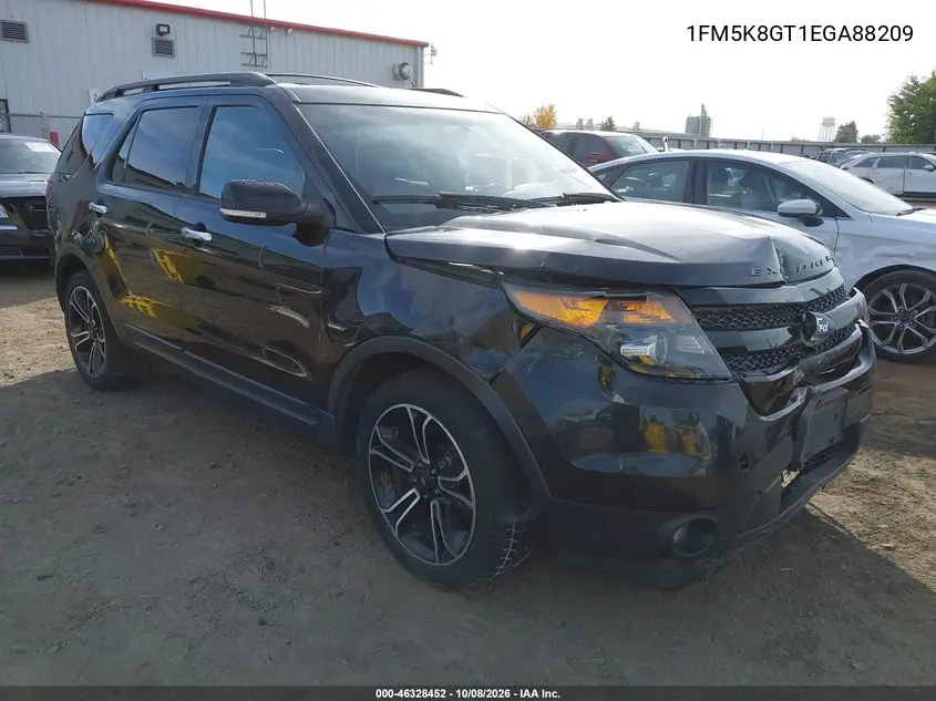 FORD EXPLORER 2014, VIN 1FM5K8GT1EGA88209