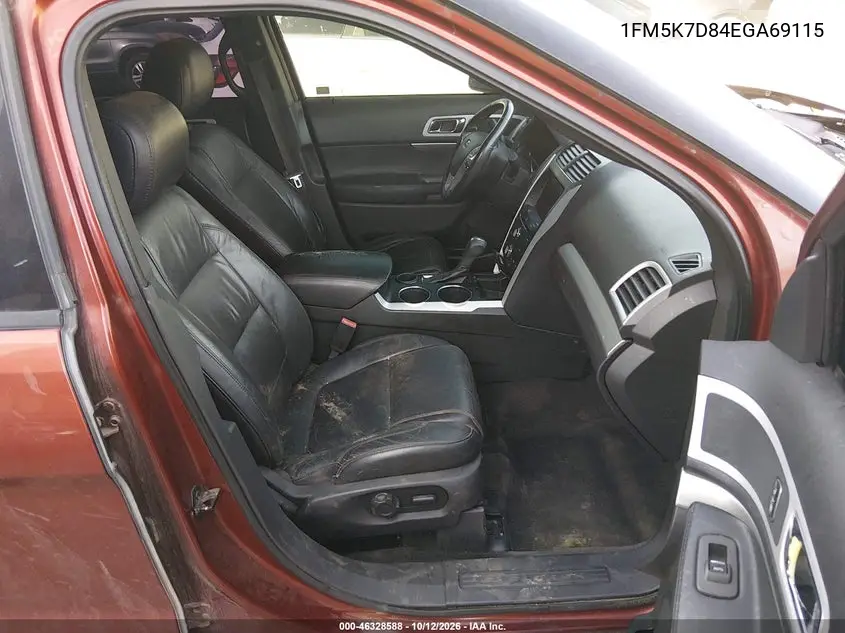 2014 FORD EXPLORER VIN 1FM5K7D84EGA69115 — фото 5