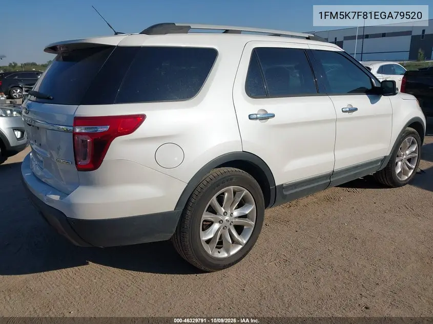 2014 FORD EXPLORER VIN 1FM5K7F81EGA79520 — фото 4