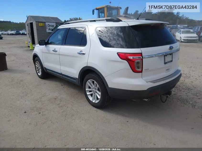 2014 FORD EXPLORER VIN 1FM5K7D87EGA43284 — фото 3