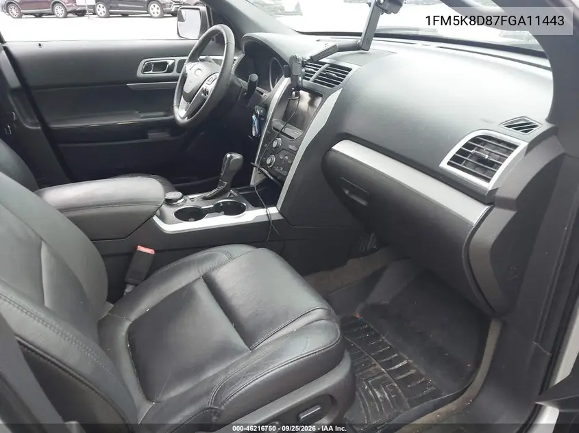 2015 FORD EXPLORER VIN 1FM5K8D87FGA11443 — фото 5