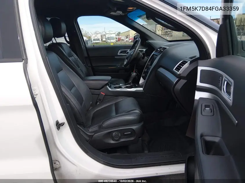2015 FORD EXPLORER VIN 1FM5K7D84FGA33359 — фото 5