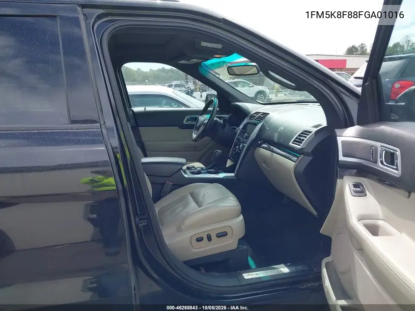 2015 FORD EXPLORER VIN 1FM5K8F88FGA01016 — фото 5