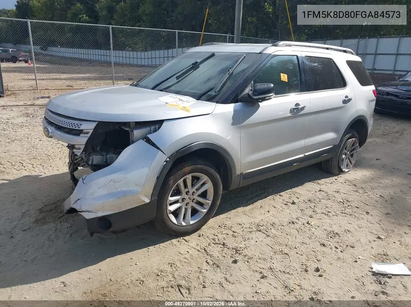 2015 FORD EXPLORER VIN 1FM5K8D80FGA84573 — фото 2