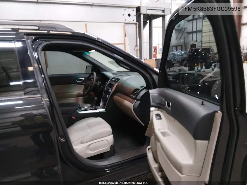 2015 FORD EXPLORER VIN 1FM5K8B83FGC09598 — фото 5
