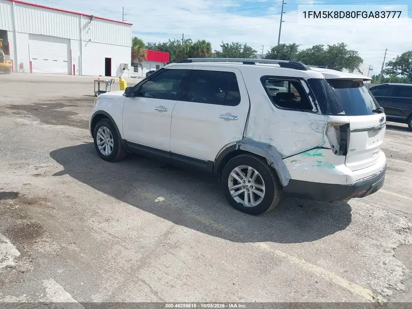 2015 FORD EXPLORER VIN 1FM5K8D80FGA83777 — фото 3