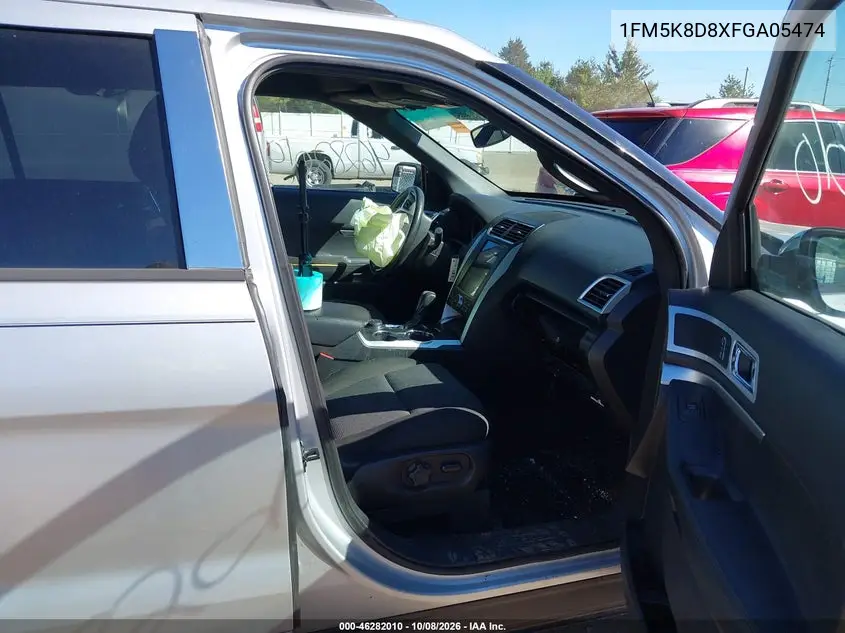 2015 FORD EXPLORER VIN 1FM5K8D8XFGA05474 — фото 5
