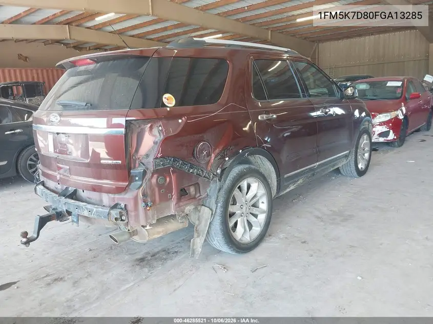 2015 FORD EXPLORER VIN 1FM5K7D80FGA13285 — фото 4
