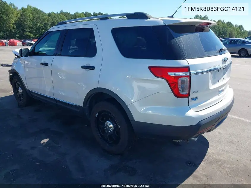 2015 FORD EXPLORER VIN 1FM5K8D83FGC14121 — фото 3