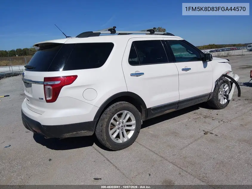 2015 FORD EXPLORER VIN 1FM5K8D83FGA44570 — фото 4