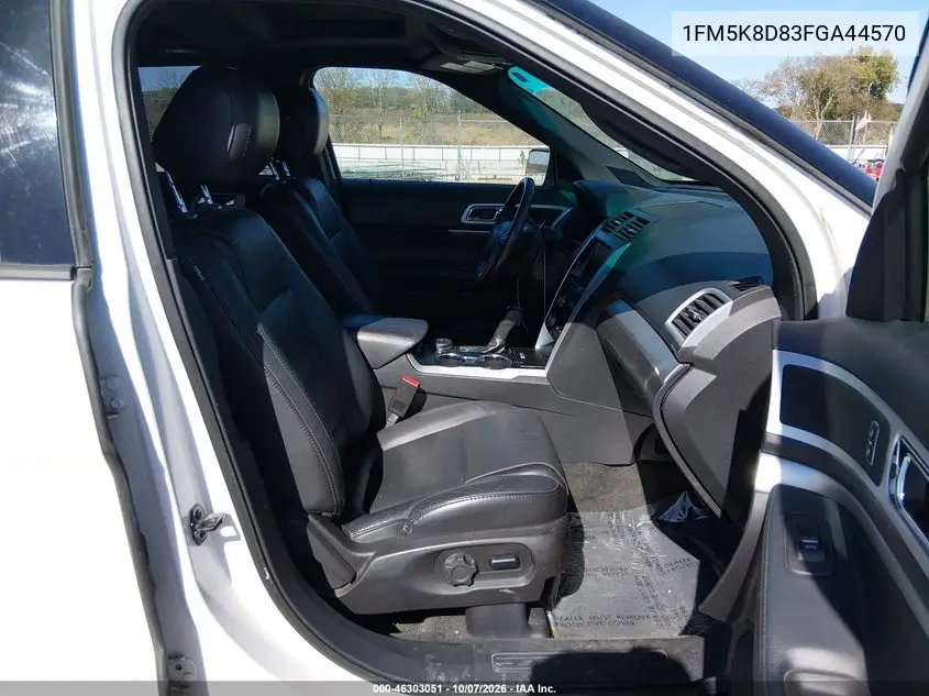 2015 FORD EXPLORER VIN 1FM5K8D83FGA44570 — фото 5