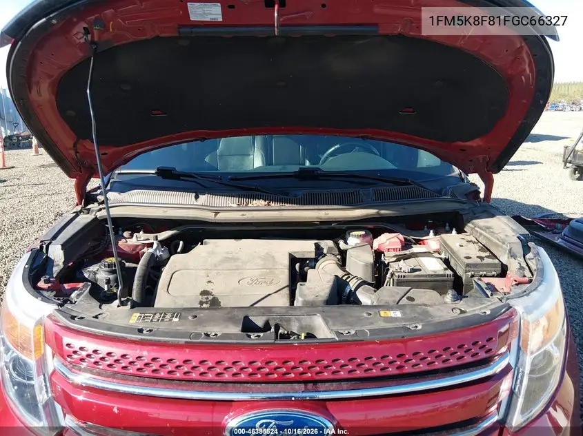 2015 FORD EXPLORER VIN 1FM5K8F81FGC66327 — фото 10