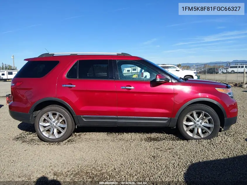 2015 FORD EXPLORER VIN 1FM5K8F81FGC66327 — фото 14
