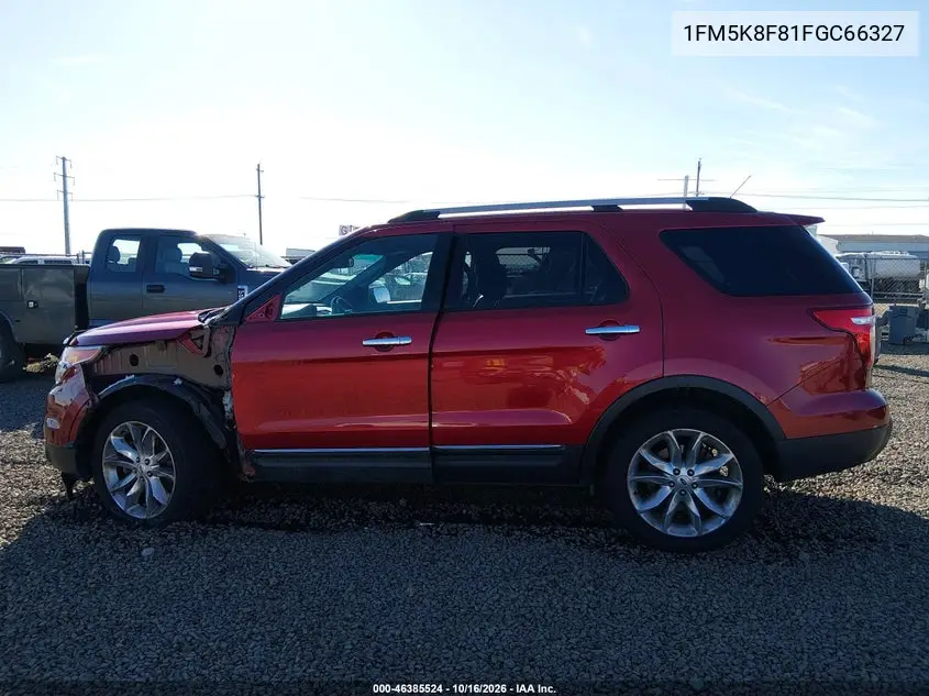 2015 FORD EXPLORER VIN 1FM5K8F81FGC66327 — фото 15