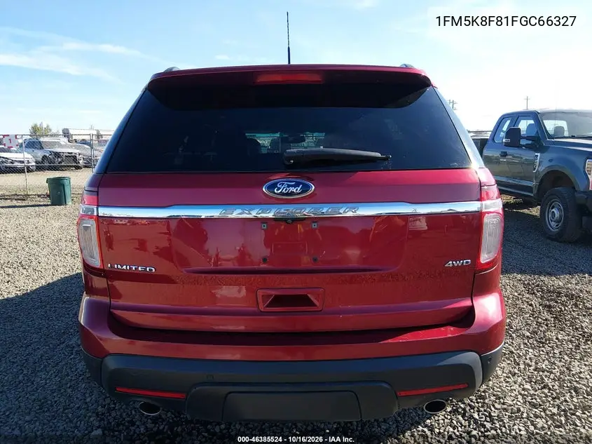 2015 FORD EXPLORER VIN 1FM5K8F81FGC66327 — фото 17