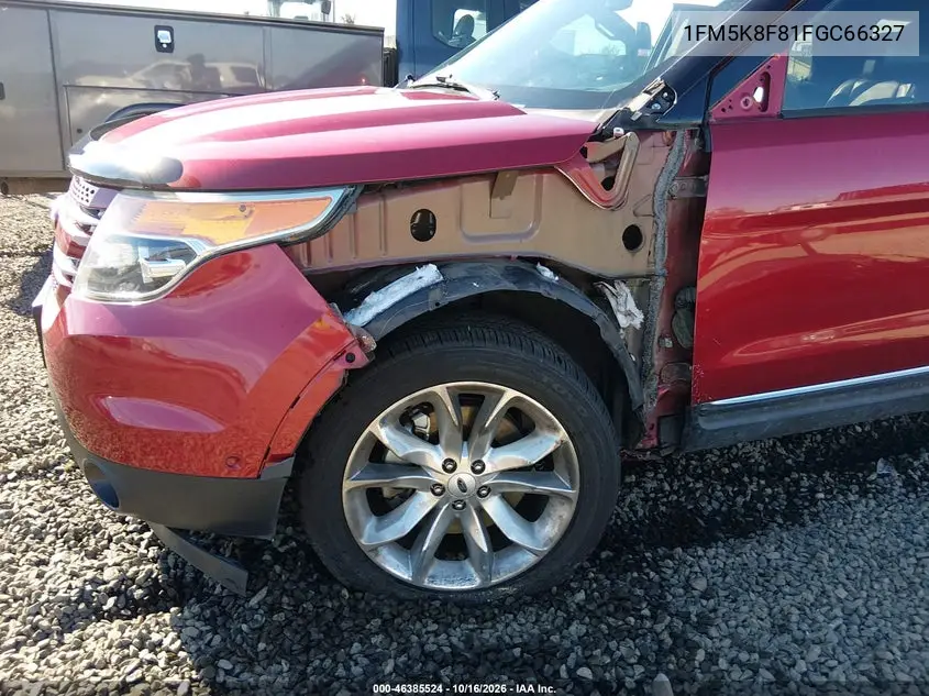2015 FORD EXPLORER VIN 1FM5K8F81FGC66327 — фото 6